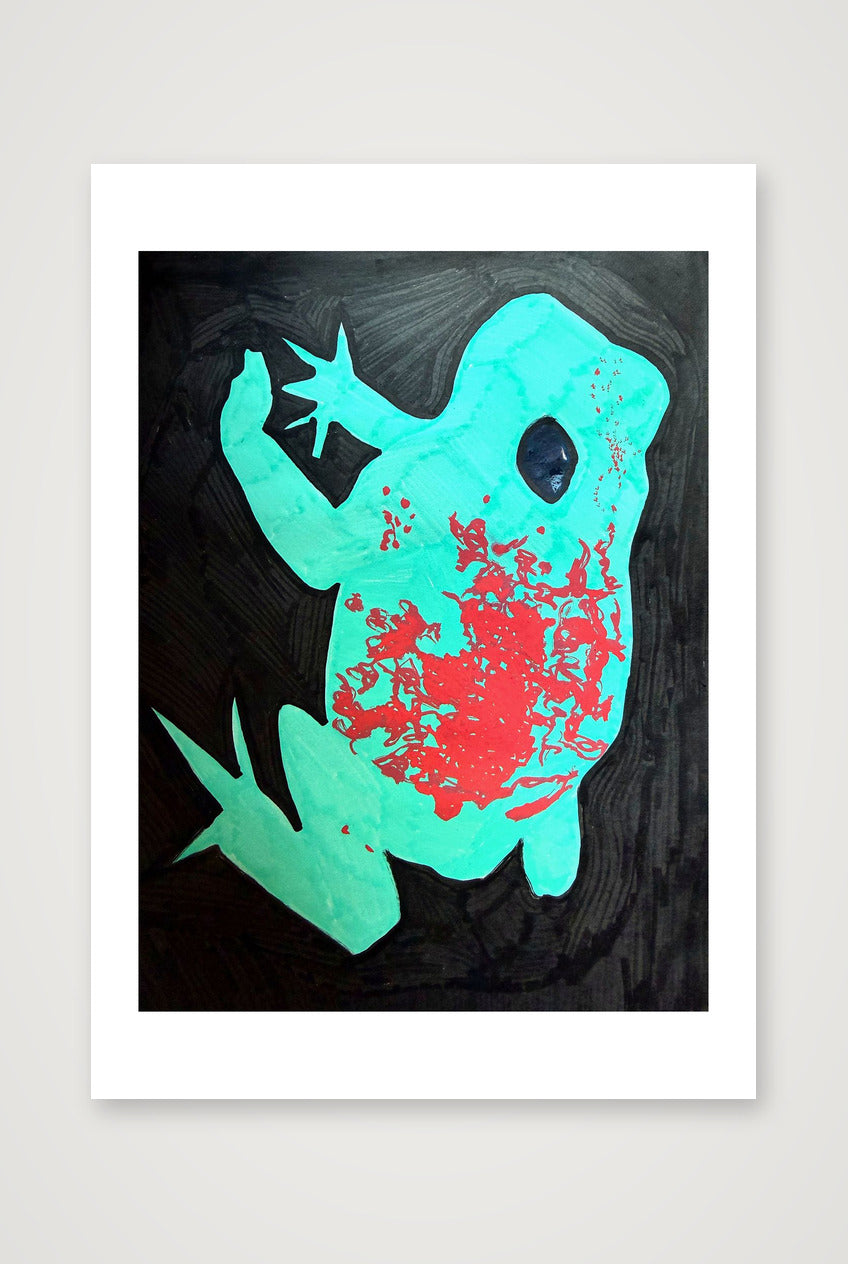 Jampatu I fine-art print, Large, 16.5 × 23.2 in / 42 × 59 cm, with an even white border