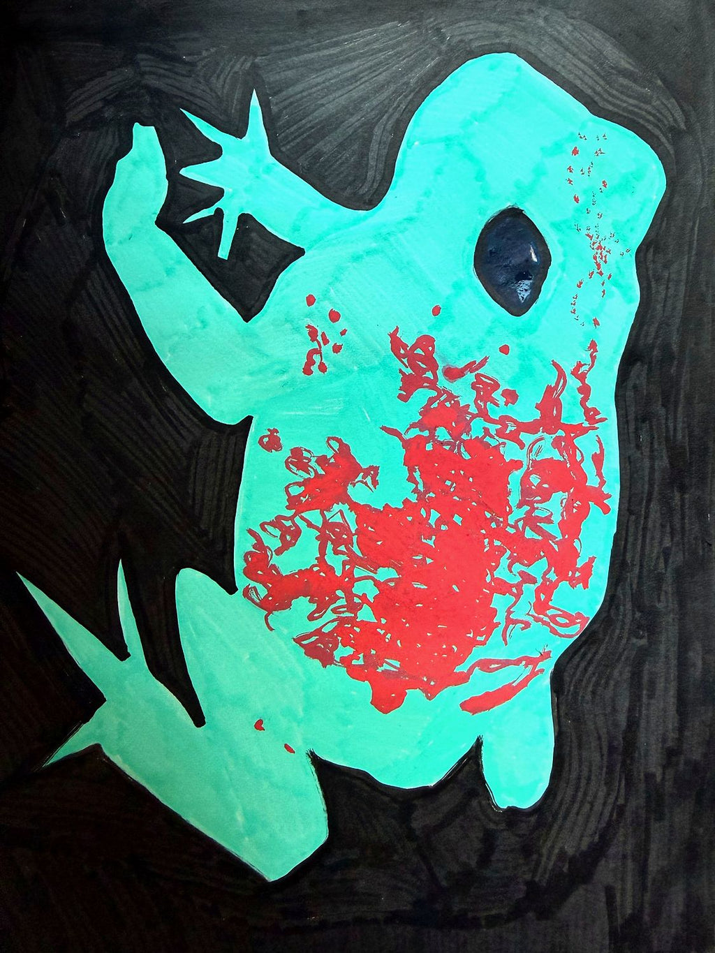Jampatu I, artwork by Sharoll Siñani